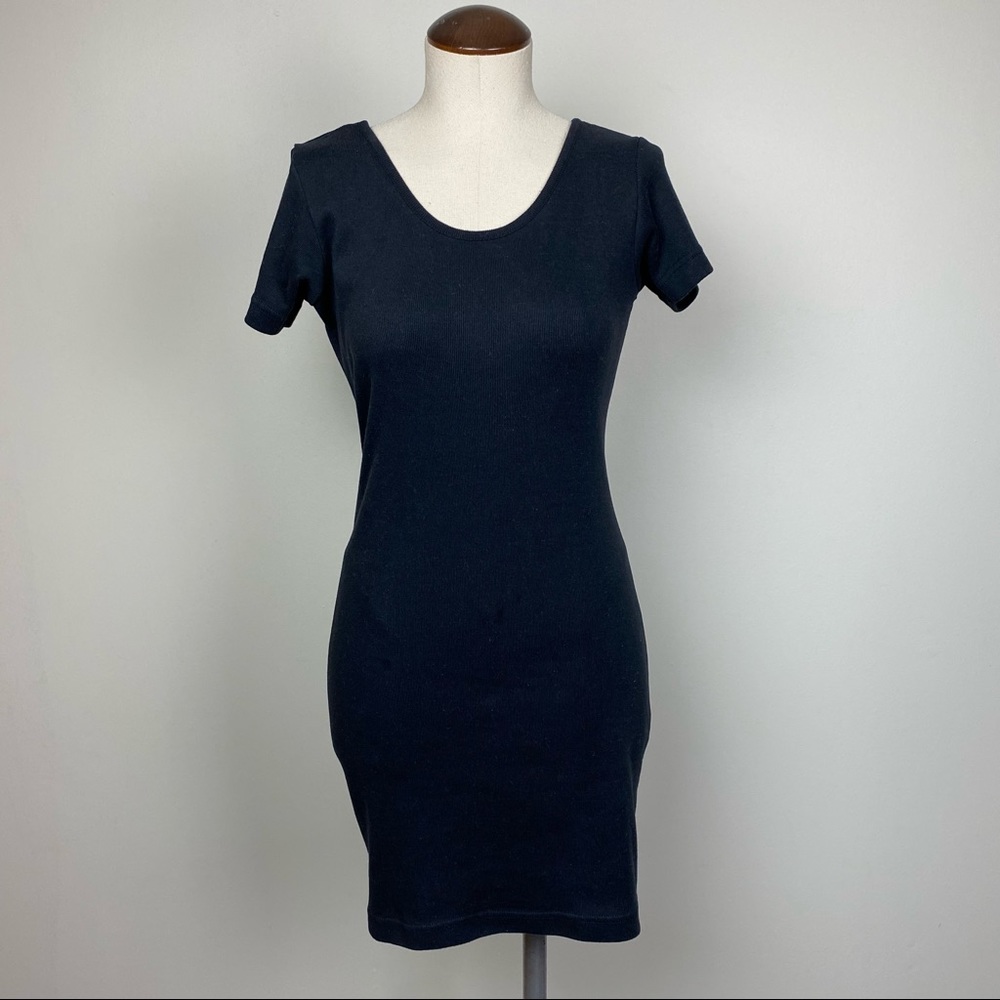 Vintage Express Little Black Knit Dress